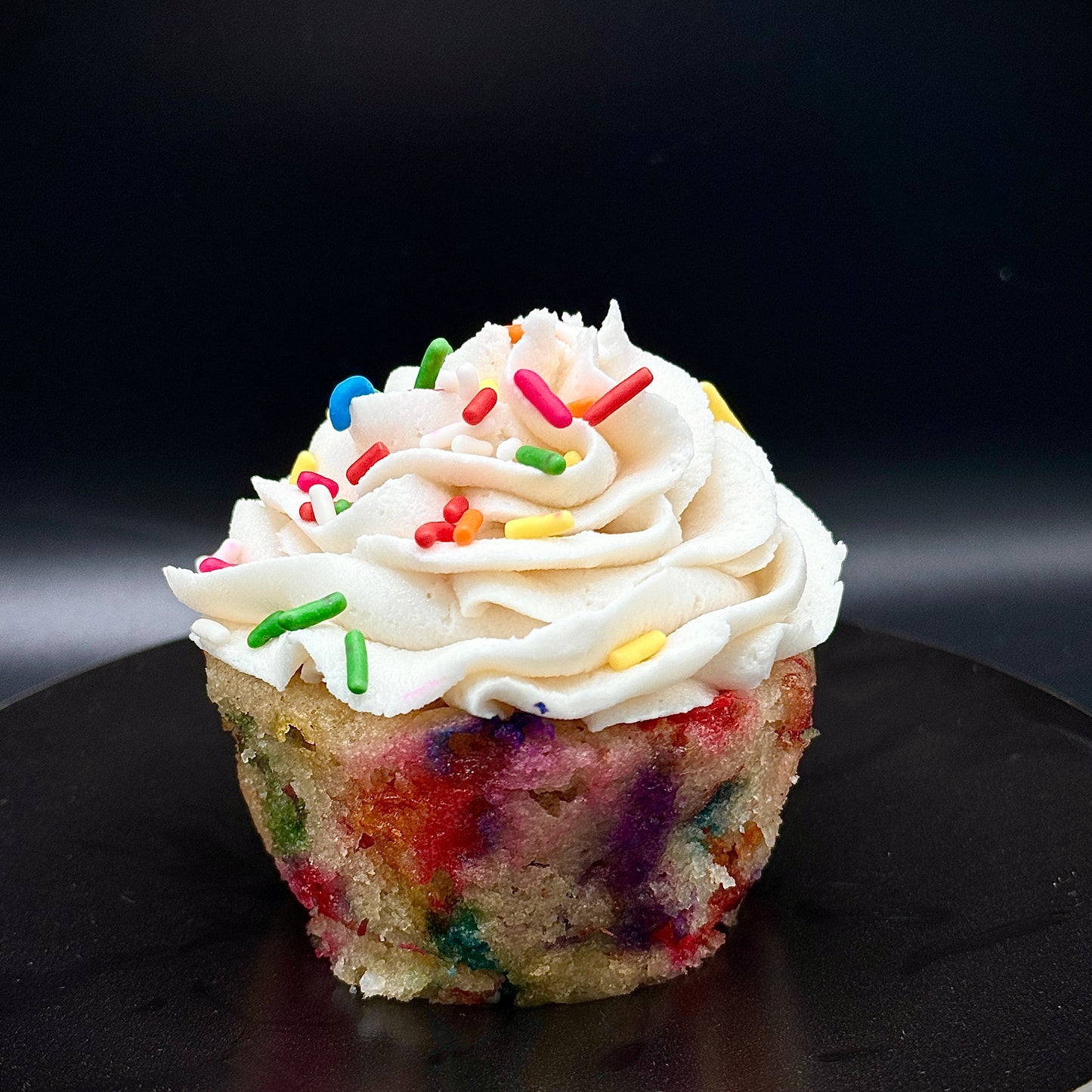 Vegan Confetti Cupcake